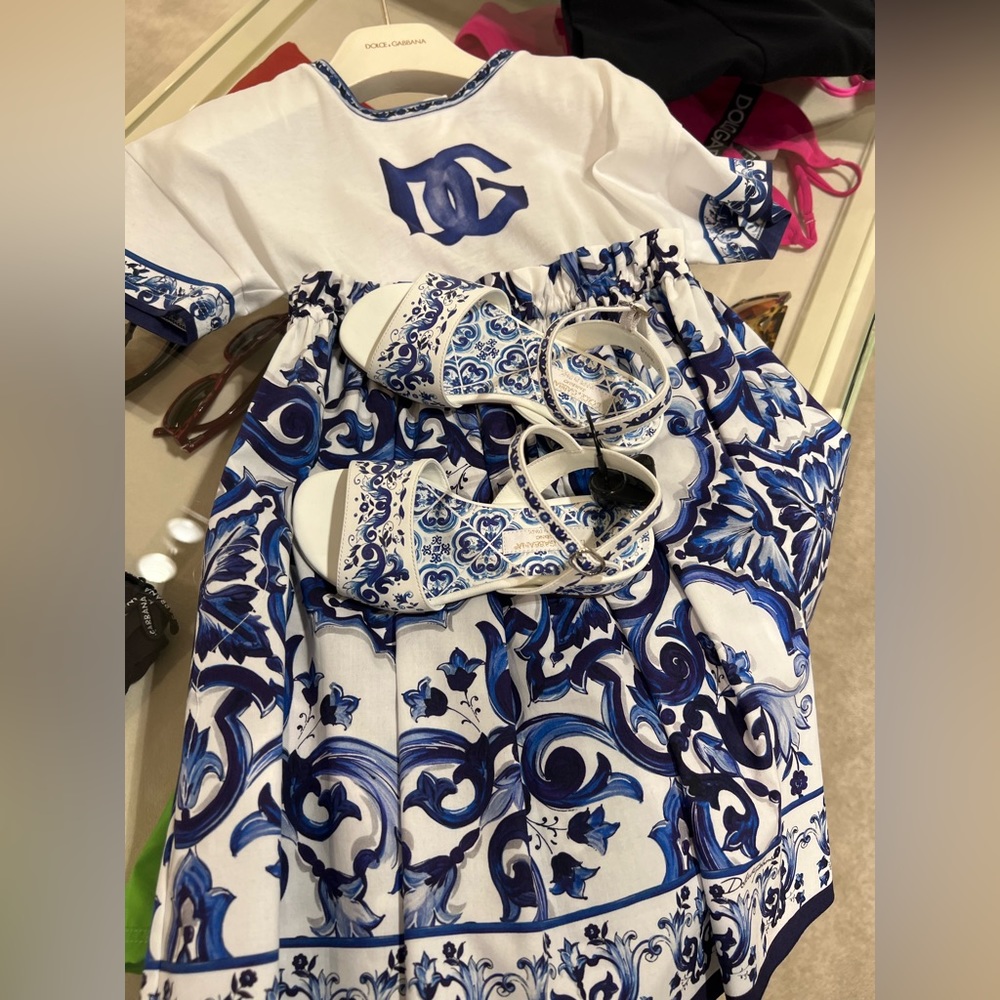 Girl size 11 toddler girl size 5t dolce, Gabbana dress worn once